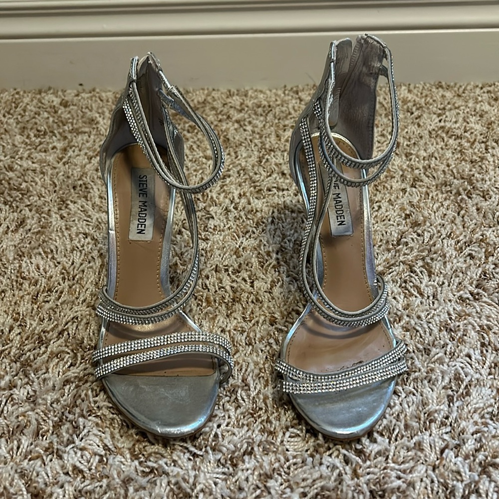 steve madden sparkly heels
